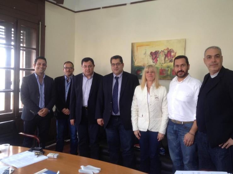 Συνάντηση Χ. Κόκκινου με εκπροσώπους του Eurotennis στη Ρόδο 