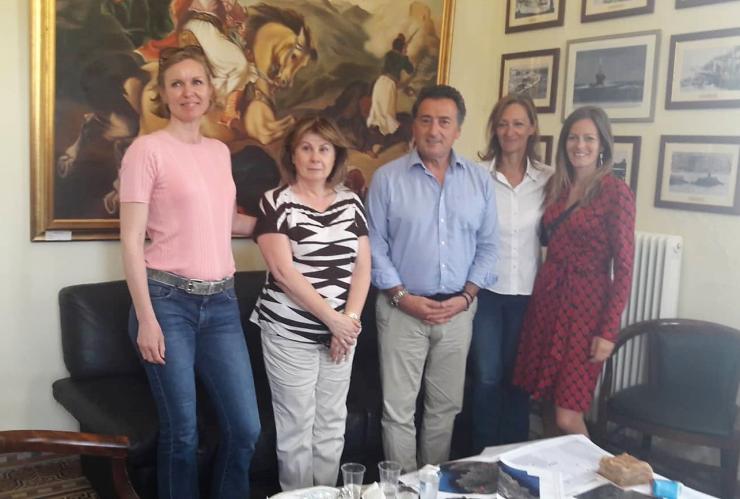 Εκπροσώπους της Πρεσβείας της Νορβηγίας υποδέχθηκε ο Δήμαρχος Άνδρου 