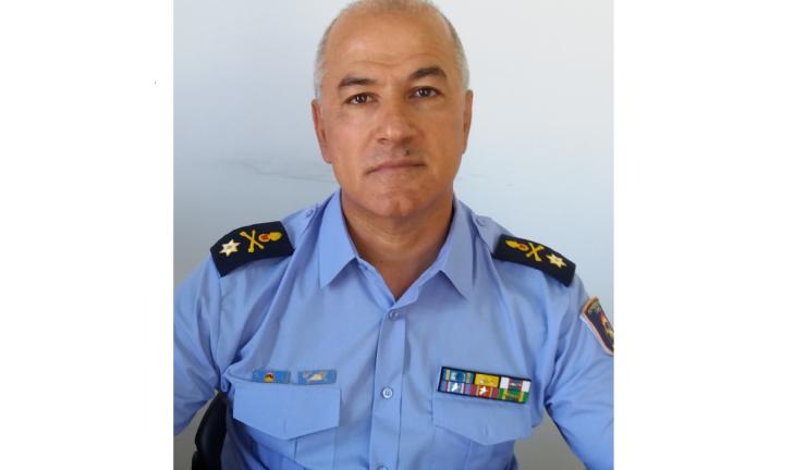 Ο Β. Κοκμοτός αποχαιρετά συναδέλφους στην Πυροσβεστική και τους πολίτες του Ν. Αιγαίου