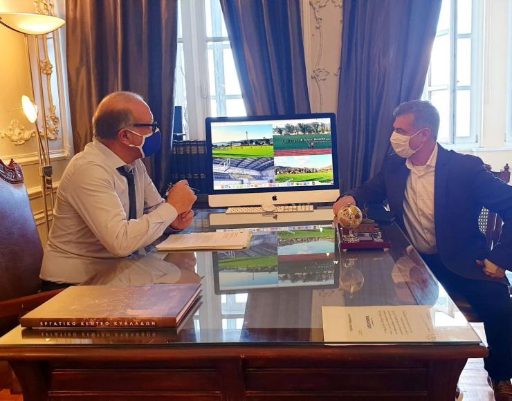 Συνάντηση του Αντιπεριφερειάρχη Κυκλάδων με τον Δήμαρχο Πάρου