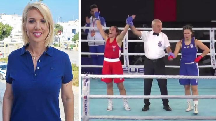  Μονογυιού: Συγχαρητήρια στη Ναξιώτισσα Σοφία Κριμιτζά-Λεγάκη για τη χρυσή της διάκριση στην πυγμαχία