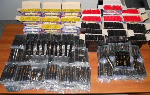 Ν. Αιγαίο: Πέντε συλλήψεις για εκρηκτικά, είδη πυροτεχνίας και οπλοκατοχή