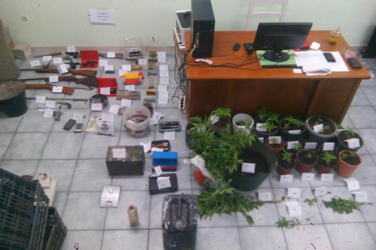 Σύλληψη για καλλιέργεια δενδρυλλίων κάνναβης και παράνομη οπλοκατοχή