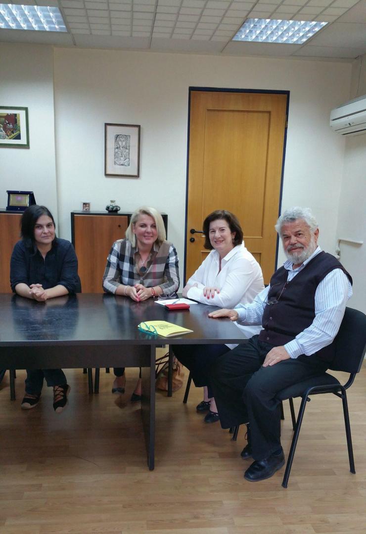 Συνάντηση της ΓΓΙΦ Φωτεινής Κούβελα με τον Νίκο Μανιό 