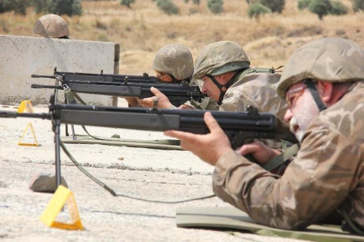 Διεξαγωγή βολής στην περιοχή Κατεργάκι 