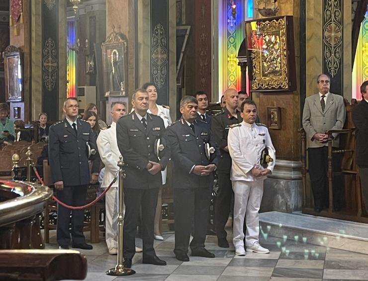 Σύρος: Εορτασμός της "Ημέρας της Αστυνομίας" στον ναό του  Αγίου Νικολάου