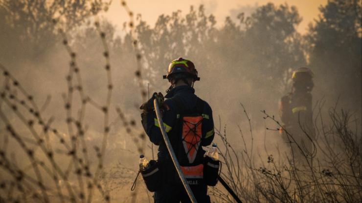 Ο χάρτης πρόβλεψης κινδύνου πυρκαγιάς για σήμερα