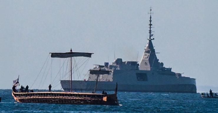 Το Πολεμικό Ναυτικό υποδέχθηκε τη φρεγάτα “Κίμων”