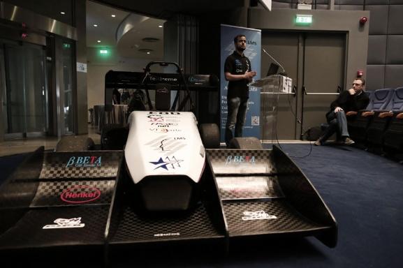 Ηλεκτρικό αγωνιστικό μονοθέσιο αυτοκίνητο από το Πανεπιστήμιο Πατρών