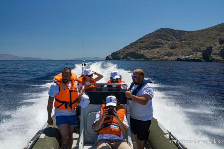 Συμμετοχή του Ομίλου Φουσκωτών στον καθαρισμό της Γυάρου