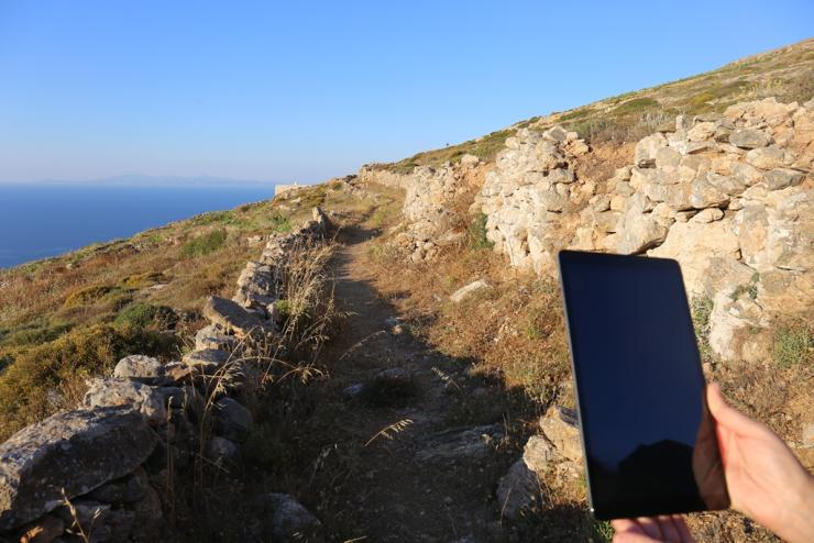 Ολοκληρώθηκε η εφαρμογή χαρτογράφησης μονοπατιών της Σικίνου από μαθητές του Γυμνασίου