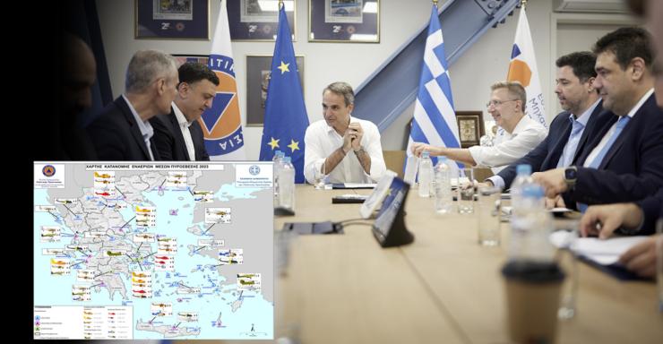 Αντιπυρική προστασία: Σε θέση μάχης 14.040 πυροσβέστες, 3.654 οχήματα και 89 εναέρια μέσα