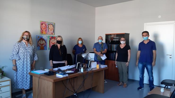 Συνάντηση με την προϊσταμένη της Περιφερειακής Διεύθυνσης Εκπαίδευσης (Π.Δ.Ε.) ΝΟΤ. Αιγαίου 