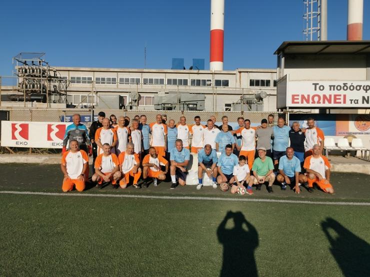 Τους βετεράνους του Αιγάλεω φιλοξένησαν οι αντίστοιχοι  της Σύρου 