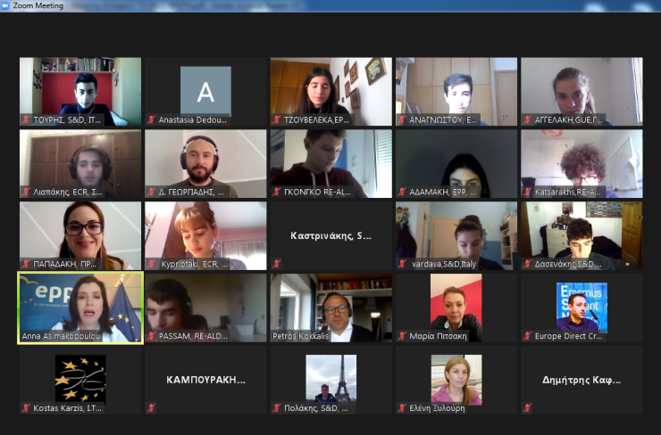 Μαθητές της Κρήτης σε ρόλο ευρωβουλευτών συζήτησαν για το περιβάλλον