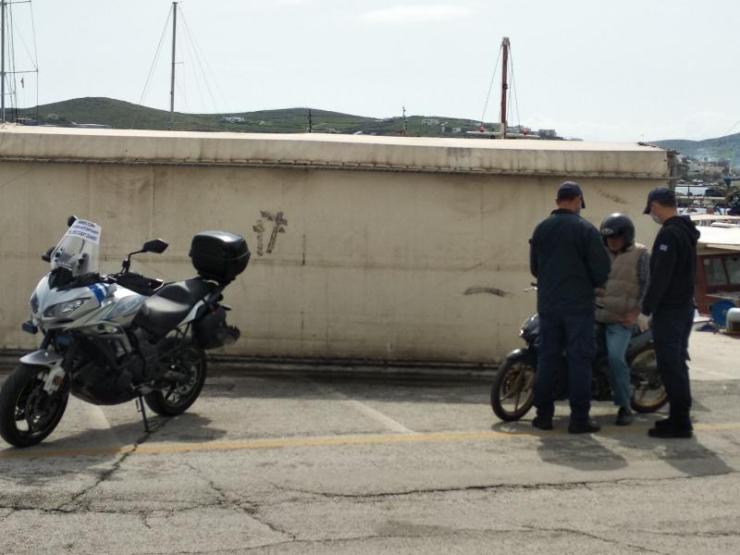 Εντατικοποίηση των τροχονομικών ελέγχων του Λιμεναρχείου ﻿Σύρου 