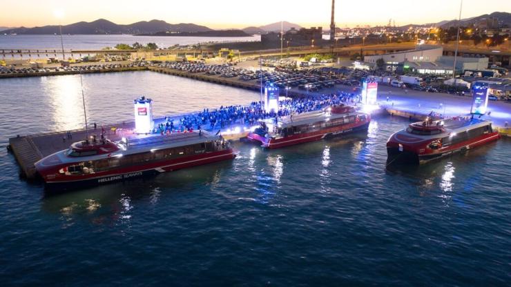 Εγκαίνια τριών νέων ταχύπλοων της Attica Group
