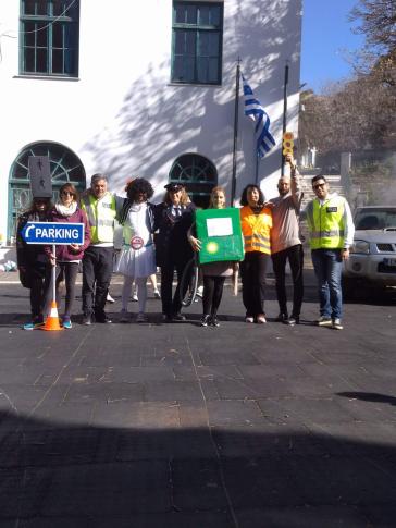 Ένα σχολείο κυκλοφοριακό πάρκο