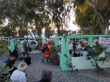 Κινητοποίηση - εξόρμηση του ΚΚΕ στη Σαντορίνη για το 8ωρο