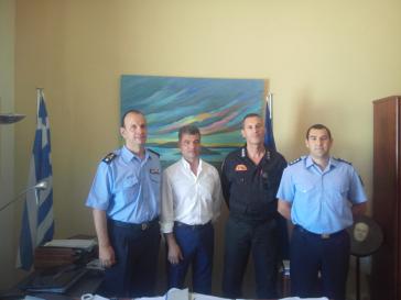 Επιθεώρηση των Πυροσβεστικών Υπηρεσιών του ν. Κυκλάδων από τον Διοικητή της ΠΕ.ΠΥ.Δ