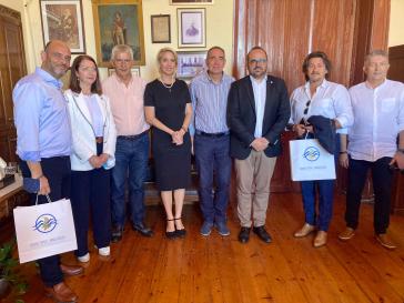 Επίσκεψη του Γ.Γραμματέα Αιγαίου και Νησιωτικής Πολιτικής κ. Εμμανουήλ Κουτουλάκη στο Δημαρχιακό Μέγαρο