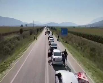 Ουρές χιλιομέτρων στην Κακαβιά