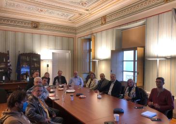 Επίσκεψη της παράταξης «Η Σύρος που αξίζουμε» στο Επιμελητήριο Κυκλάδων.