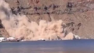 Στο "μικροσκόπιο" τα κατολισθητικά φαινόμενα της Σαντορίνης